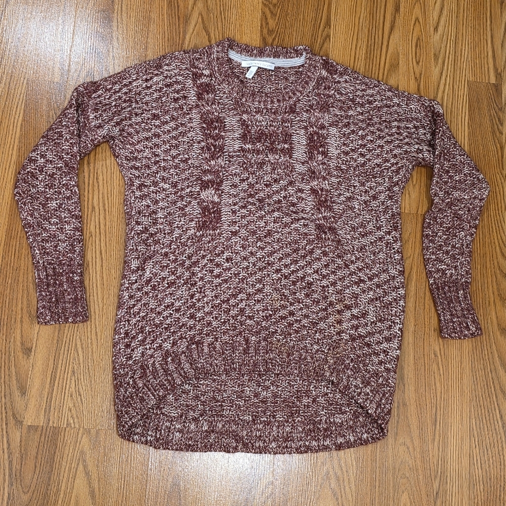 Victoria's Secret Maroon Sweater Pullover Wool Mohair Blend Soft Women's Small